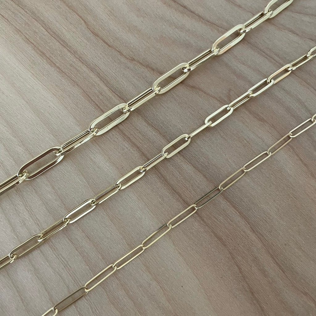 Thin Paperclip Chain - LETRÉM