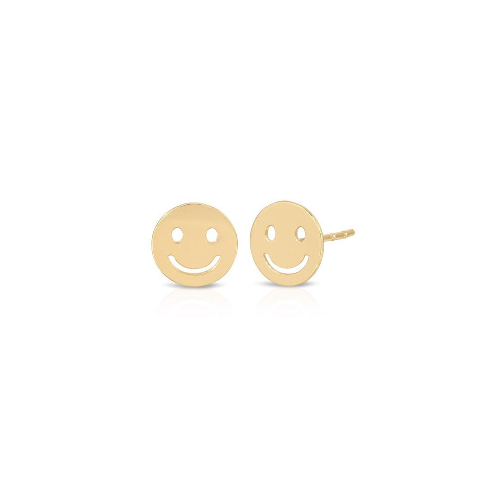 Smiley Stud Earrings - LETRÉM