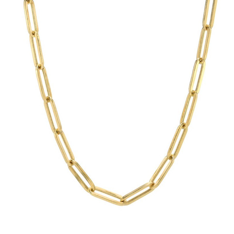 Paperclip Chain Necklace (M) - LETRÉM