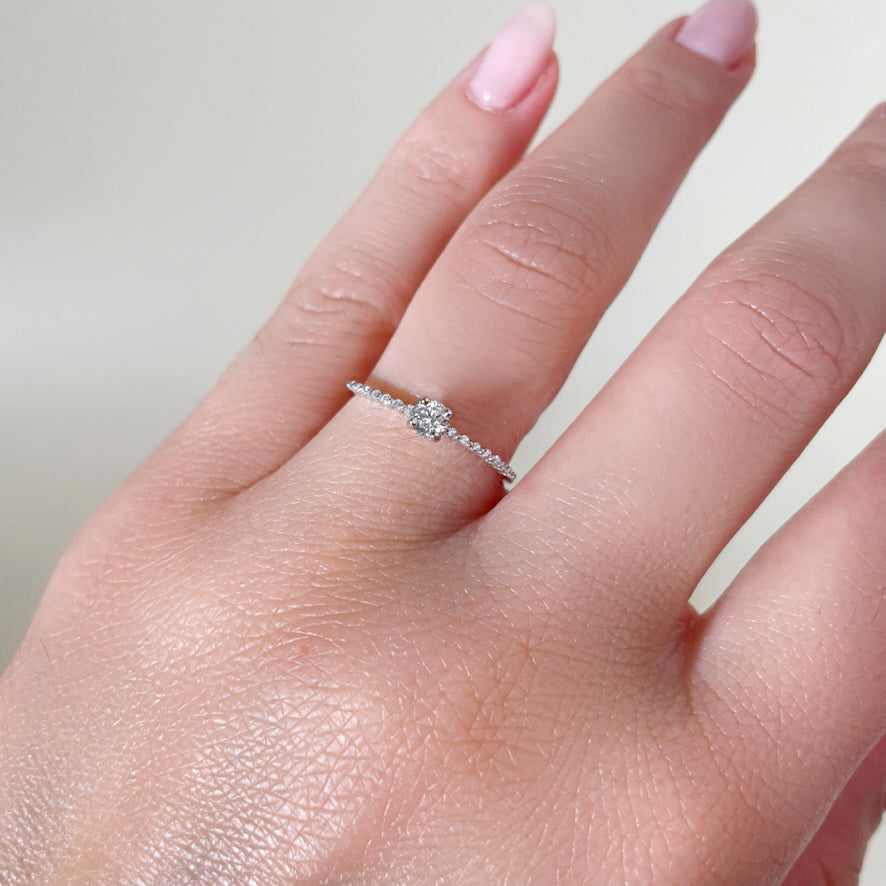 The Diamond Solitaire Ring