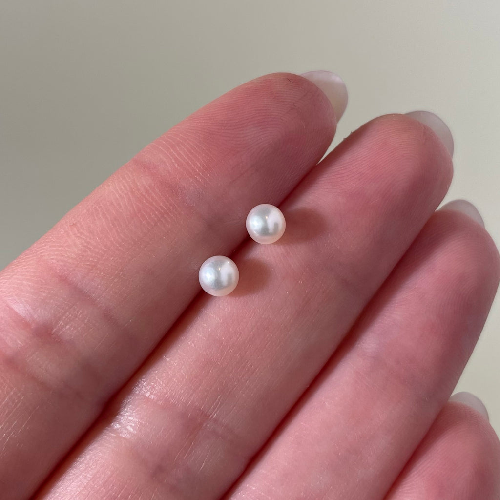 Pearl Stud Earrings