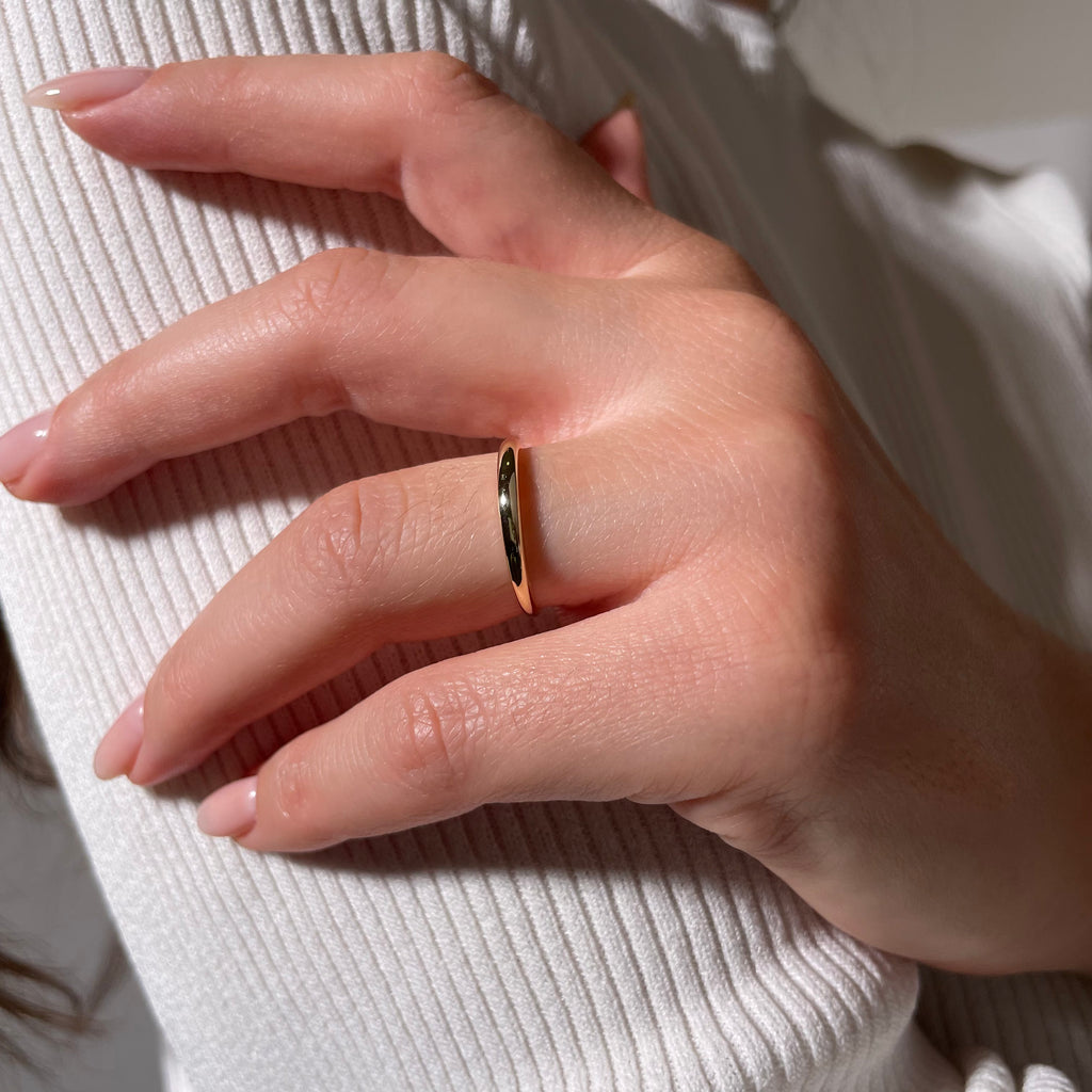 Thin Dome Ring