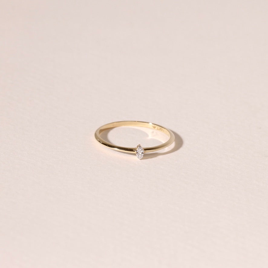 Dainty Diamond Duo Ring