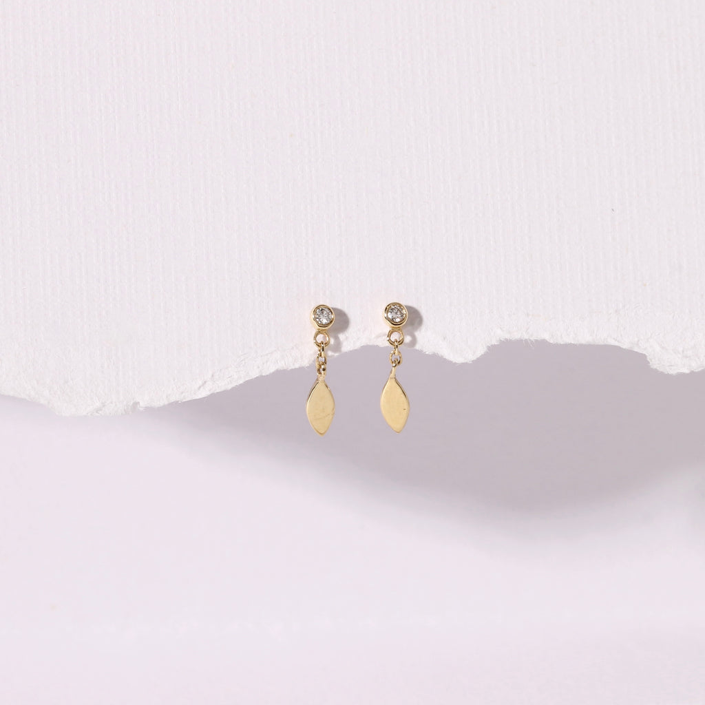 The Diamond Dangle Studs