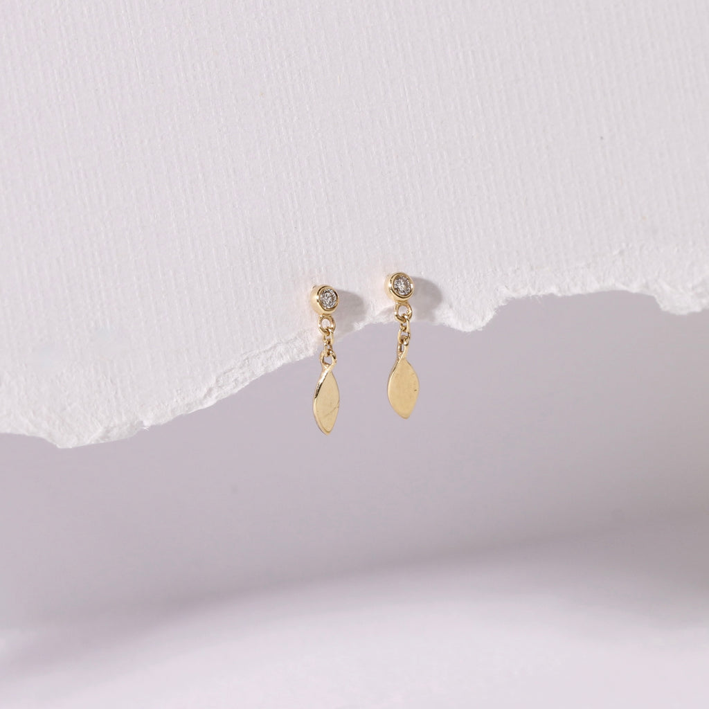 The Diamond Dangle Studs