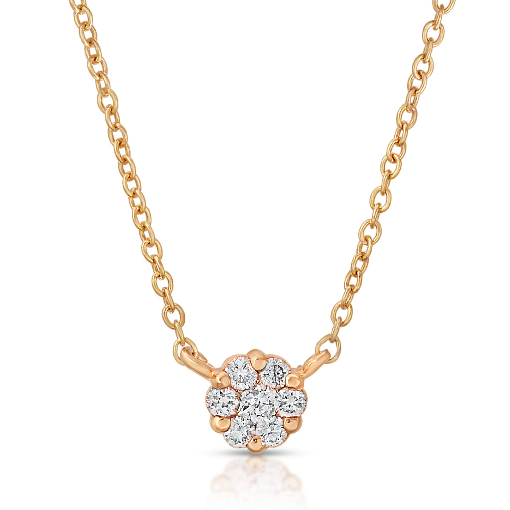 Diamond Cluster Necklace - LETRÉM