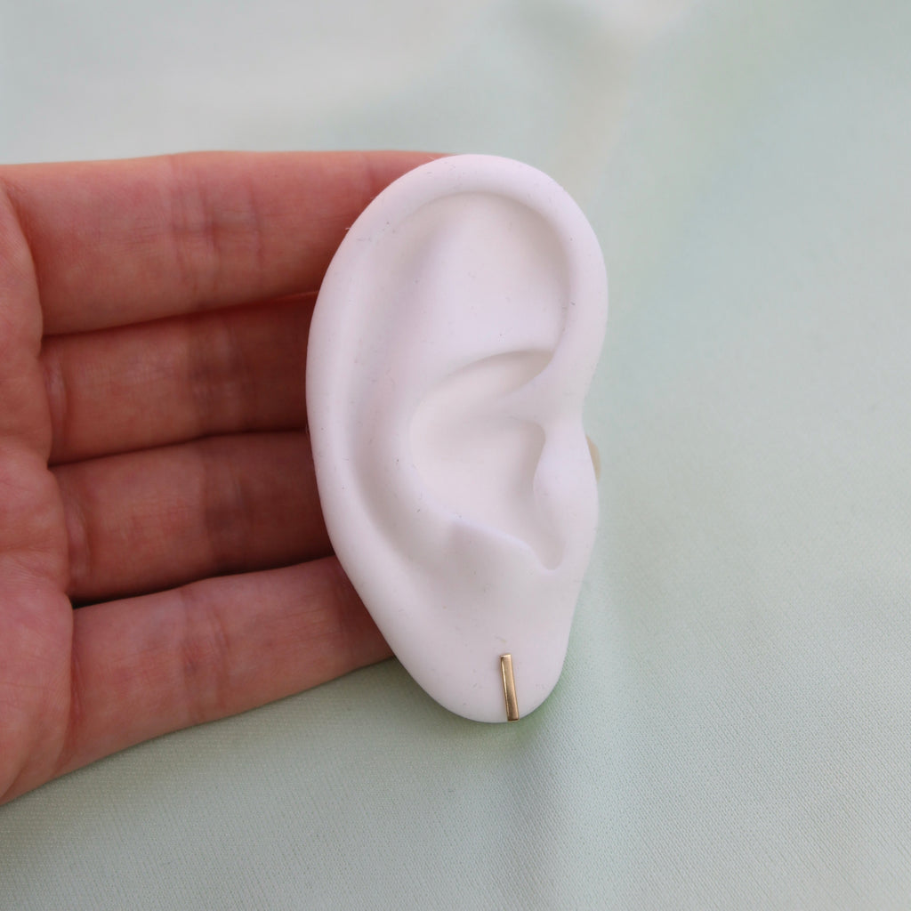 Line Stud Earrings - LETRÉM