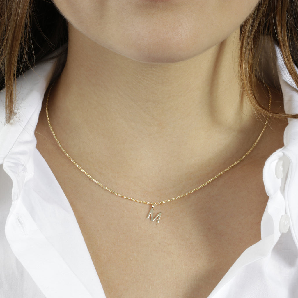 The Gold Initial Charm - LETRÉM