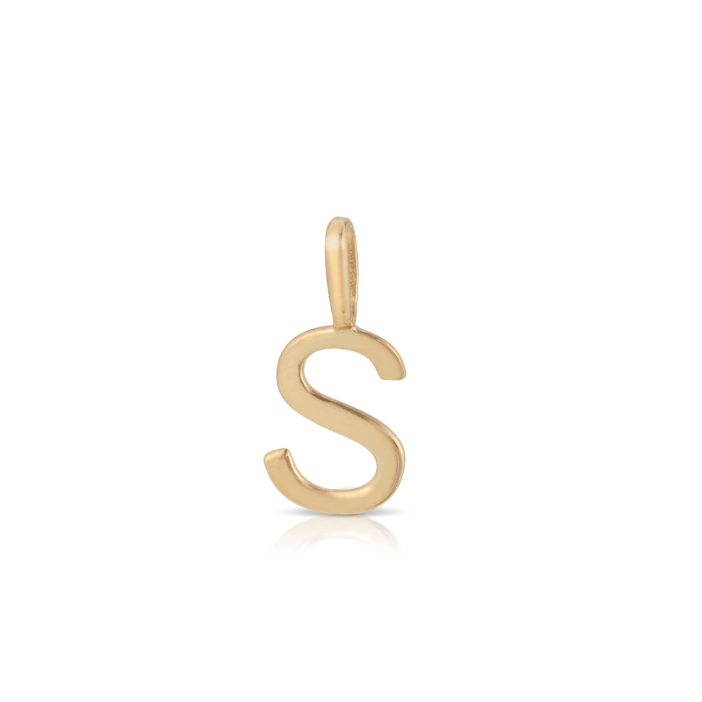 The Gold Initial Charm - LETRÉM