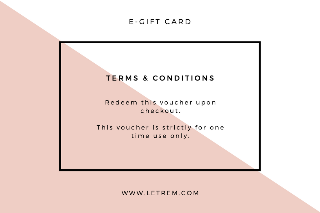 LETRÉM Gift Card - LETRÉM