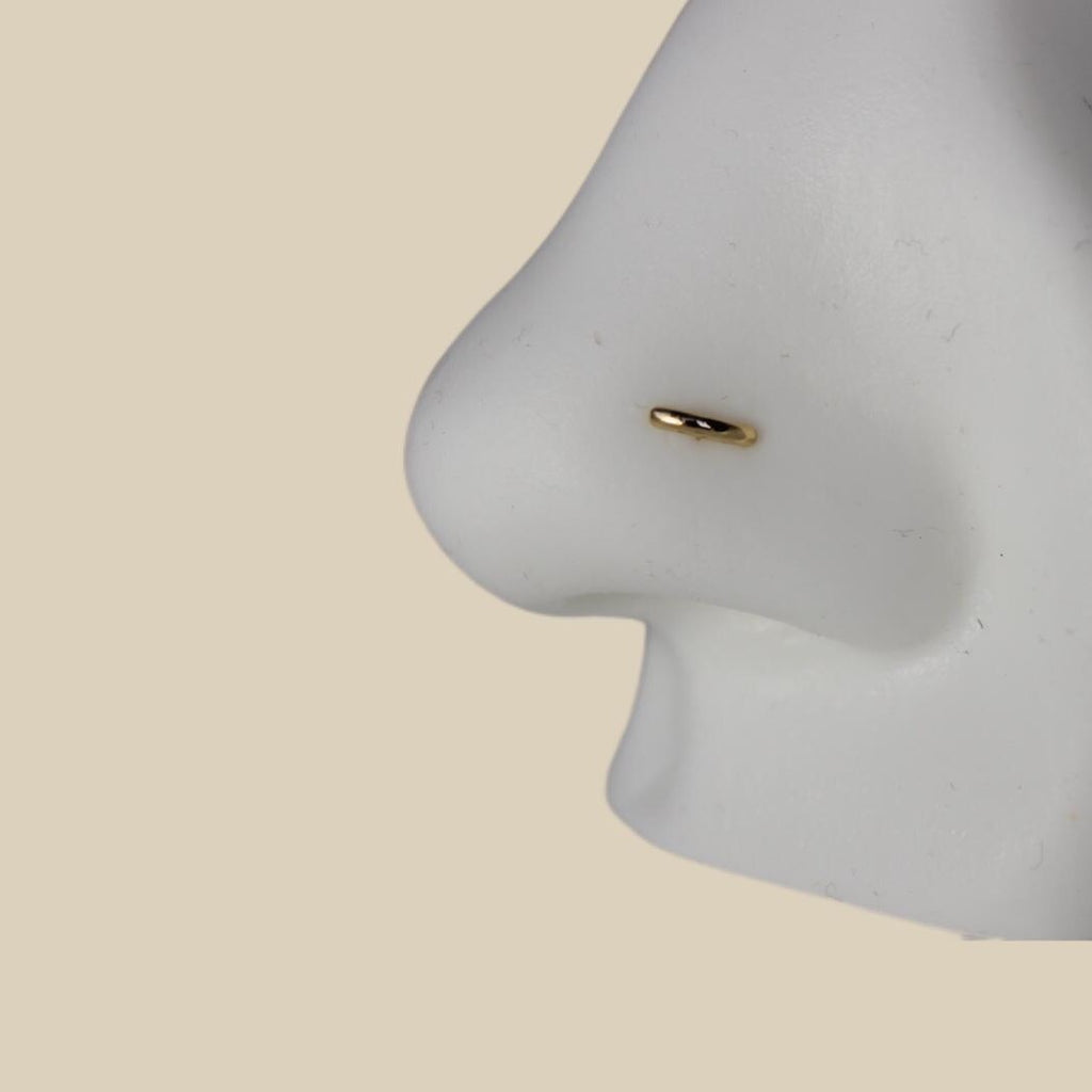 Gold Arch Nose Stud - LETRÉM