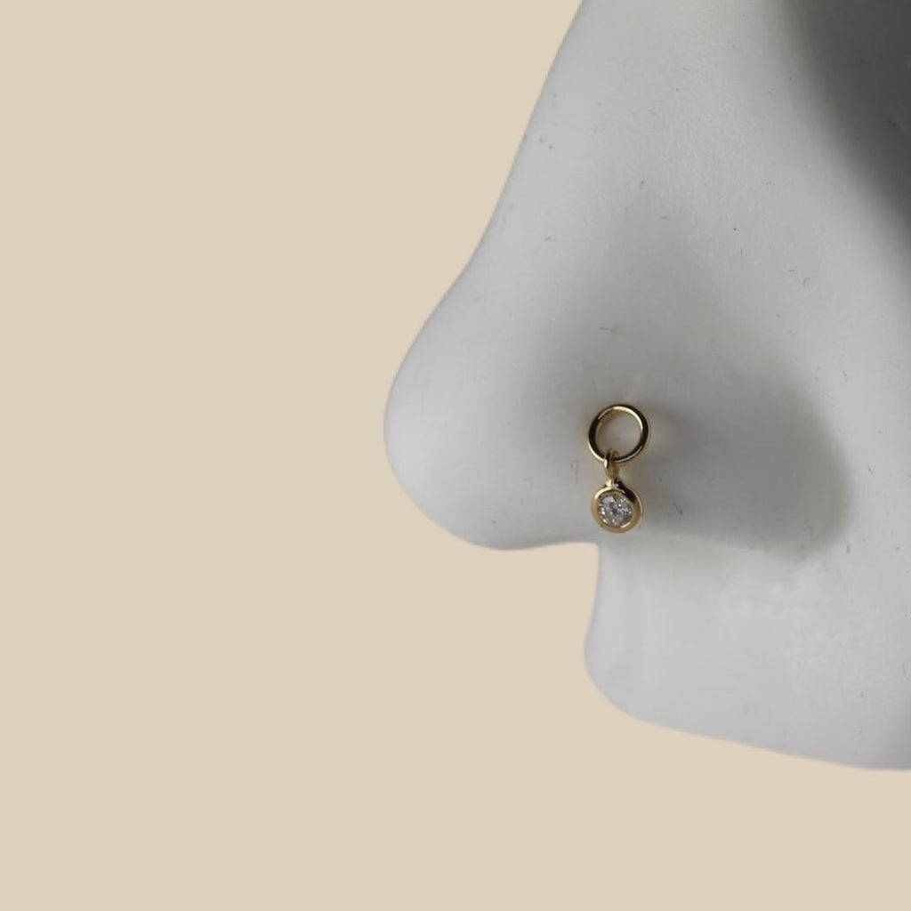 Diamond Dangle Nostril Screw - LETRÉM