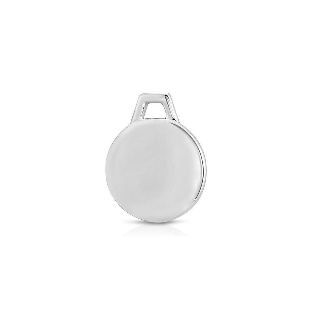 Gold Disk Charm with free engraving - LETRÉM