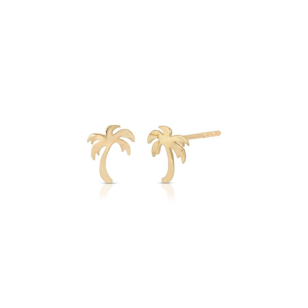 Palm Tree Stud Earrings - LETRÉM