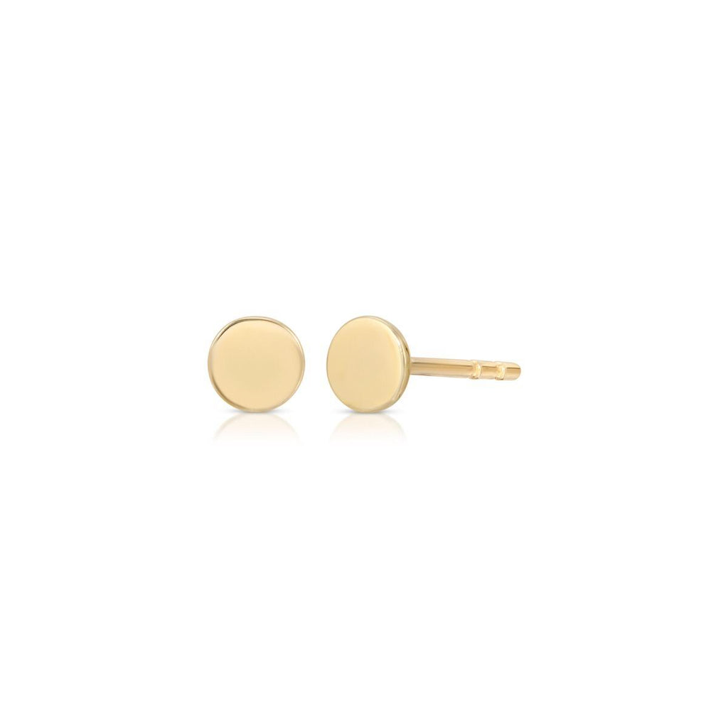 Disk Stud Earrings (S) - LETRÉM