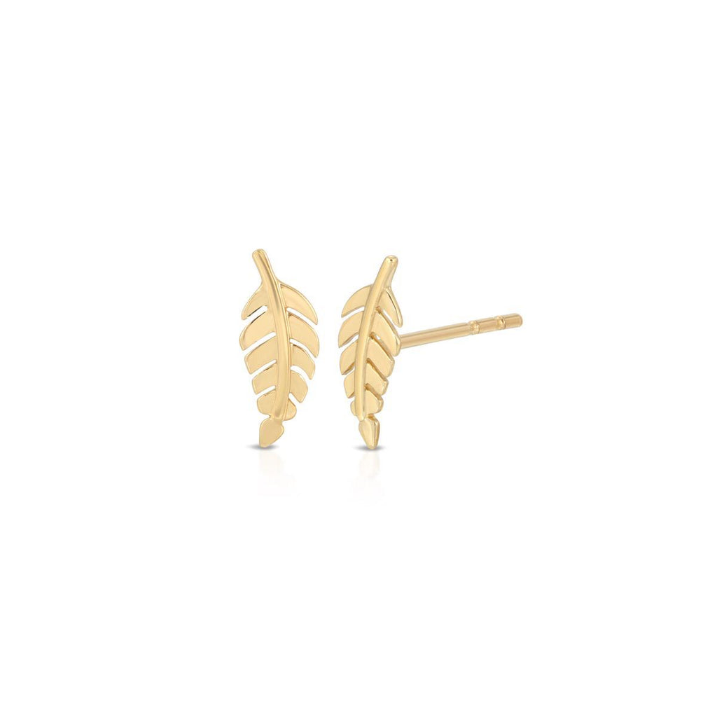 Leaf Stud Earrings - LETRÉM