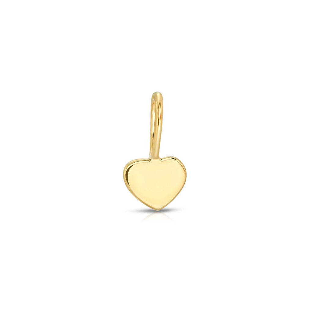 Tiny Gold Heart Charm - LETRÉM