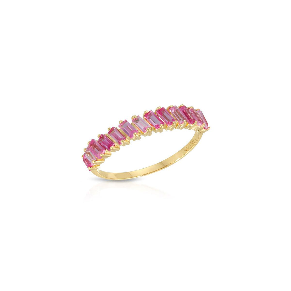 Pink Ombré Sapphire/Ruby Ring - LETRÉM