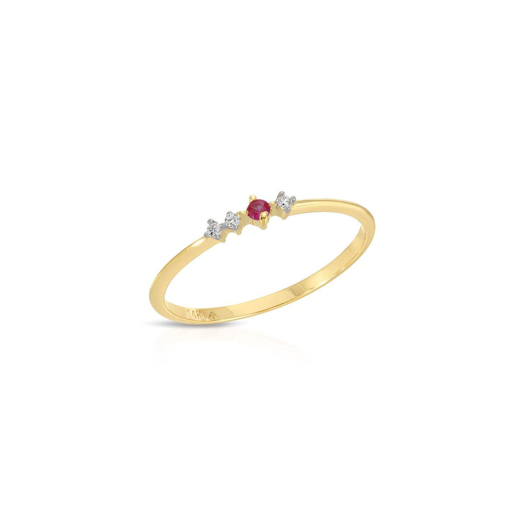 Diamond/Ruby Ring - LETRÉM