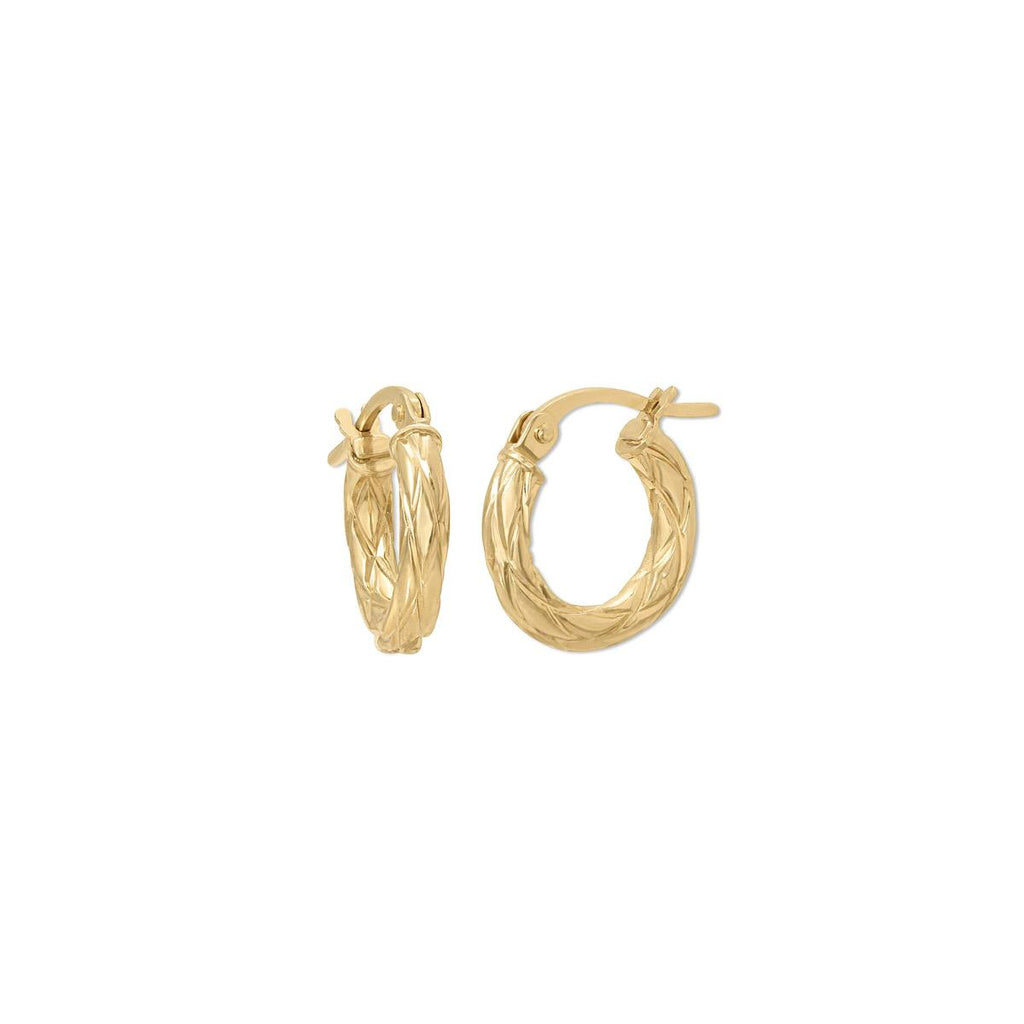 Mini Twisted Hoop Earrings - LETRÉM