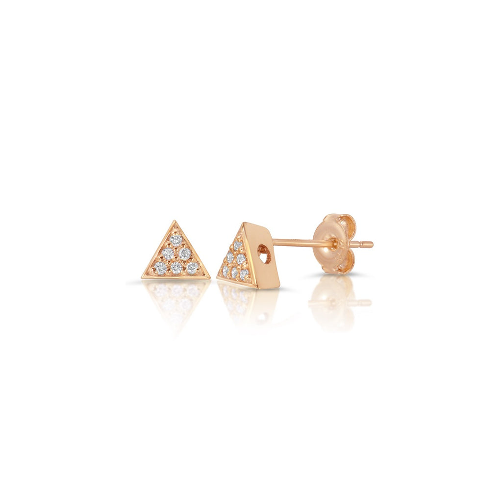 The Diamond Triangle Studs - LETRÉM