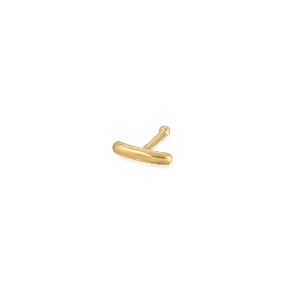 Gold Arch Nose Stud - LETRÉM