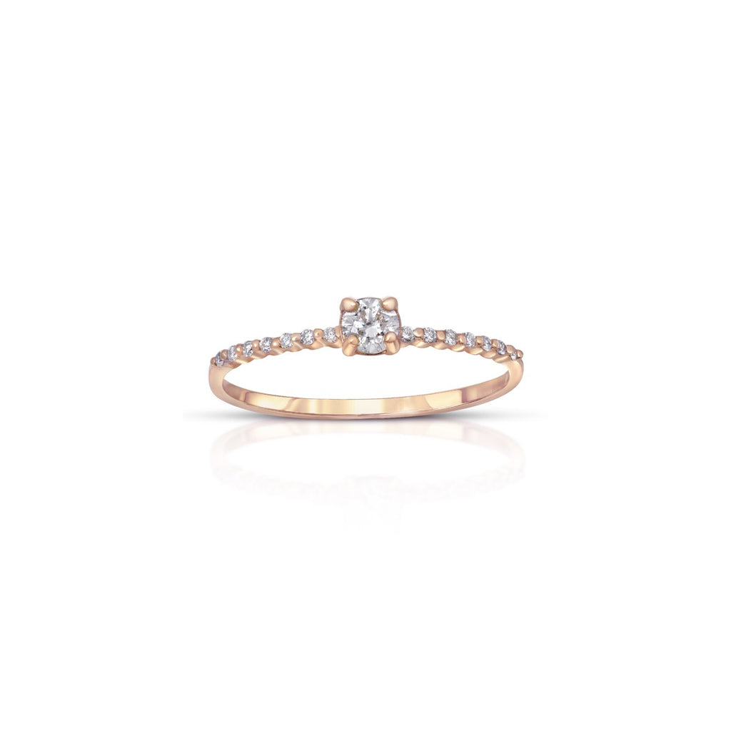 The Diamond Solitaire Ring - LETRÉM